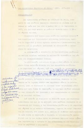 Las ejecuciones políticas en Chile ( Sept 1973-1988)