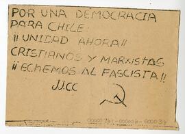 Por una democracia para Chile:…