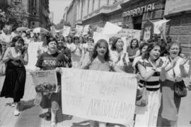 Manifestación en Plaza de Armas