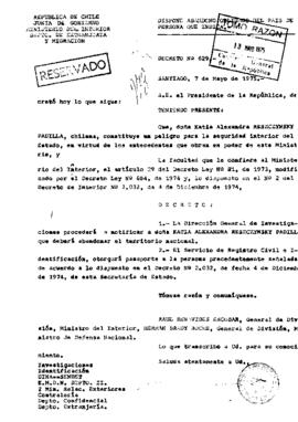 Decreto N° 629