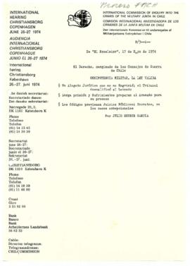 El Derecho, marginado de los Consejos de Guerra en Chile