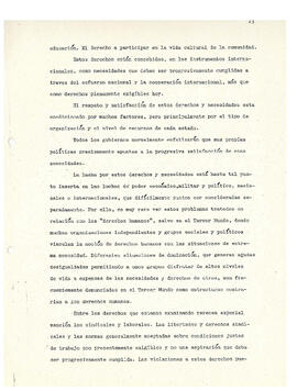 Derechos humanos: sugerencias sobre prioridades para investigación y reflexión (14)