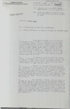 RR.EE (ASASE) Oficio secreto Nº 9648