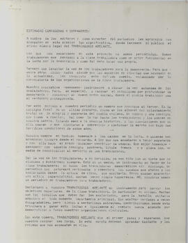 [A nombre de los editores...] (1)