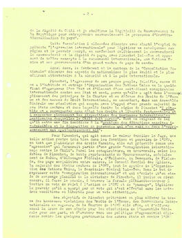 Plebiscite de Pinochet. Une farce et une nouvelle violation des droits de l'homme et des conventi...