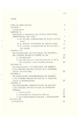 La protección de los derechos del hombre y el impacto de las situaciones de emergencia según el d...