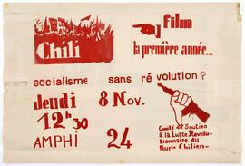 Chili socialisme sans révolution? – Chile socialismo sin revolución?