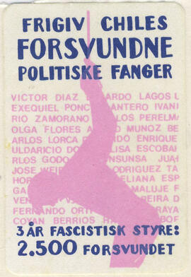 Frigiv Chiles Forsvundne politiske fanger - En Chile ha desaparecido presos políticos