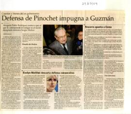 Cuentas y bienes del ex gobernante: Defensa de Pinochet impugna a Guzmán