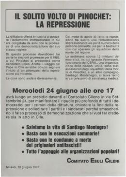 Il Solito Volto Di Pinochet: La Repressione