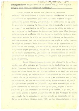 El carácter antijurídico de los procesos contra partidarios y simpatizantes del gobierno de la Un...