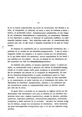 Acta Final del I congreso latinoamericano de Familiares desaparecidos. (3)