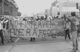 Manifestación estudiantes Universidad de Chile