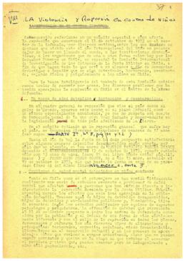 VIII. La violencia y represión en contra de los niños