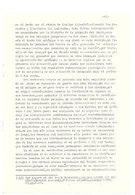 La protección de los derechos del hombre y el impacto de las situaciones de emergencia según el d...