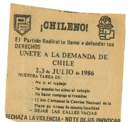 Únete a la demanda de Chile