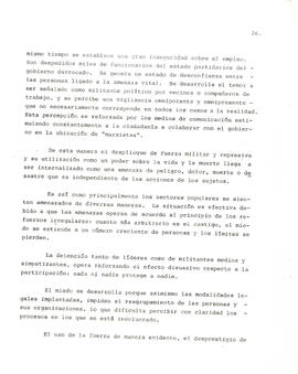 Psicología del miedo en las situaciones de represión política (23)