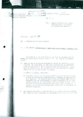 Oficio reservado  N° 107