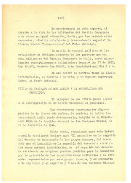 Copia fiel de la denuncia presentada por los familiares de detenidos desaparecidos a la Corte Sup...