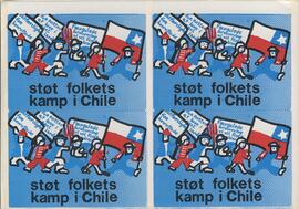 Støt folkets kamp i Chile - Apoyo a la lucha del pueblo en Chile