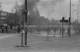 Protesta y barricada