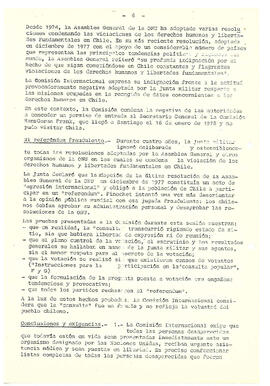 Documento final de la V sesión de la Comisión Internacional Investigadora de los Crímenes de la J...