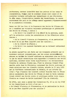 Declaration de M. de Angelini, representant de la federation syndicale mondiale a la 3la session ...