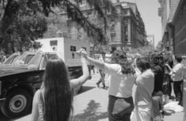 Manifestación en Plaza de Armas