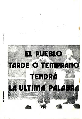 Chile Acusa. Cuaderno n°1 que el pueblo de Chile sigue contra el jefe supremo de la DINA-CNI Agus...