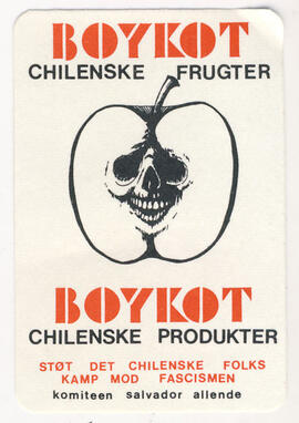 Boykot chilenske frugter - Boicot a la fruta chilena