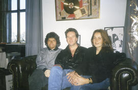 Carmen Gloria Quintana con Jim Kerr