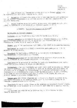 Estudio de los informes de violaciones de los derechos humanos en Chile, con particular referenci...