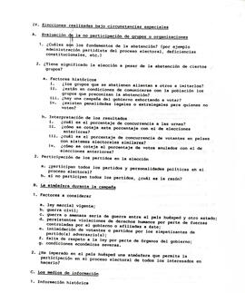 Pautas de orientación para la observación del plebiscito en Chile. (19)