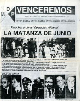 Pinochet ordena "Operación Albania". La matanza de junio (1)