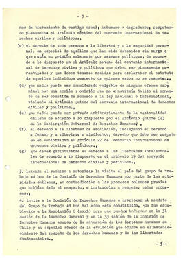 Tercera Comisión. Texto de la Resolución. Informe del Consejo Económico Social. (3)