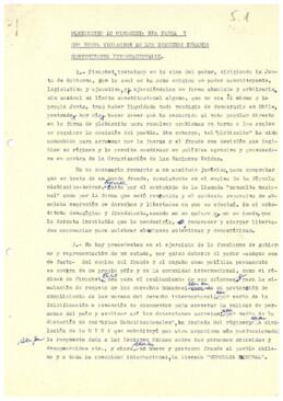 Plebiscito de Pinochet: Una farsa y una nueva violación de los derechos humanos.