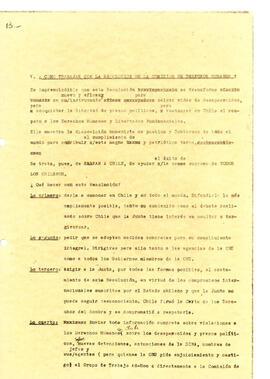 Comisión de derechos humanos de la Naciones Unidas: ¡La más enérgica condena al régimen de August...