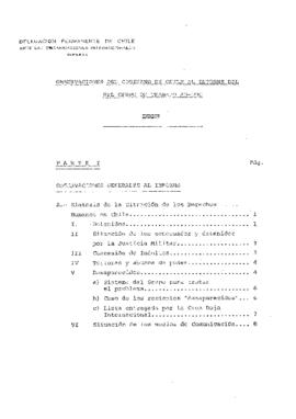 Estudio de los informes de violaciones de derechos humanos en Chile, con particular referencia a ...