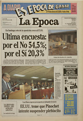 La Epoca 4 de octubre 1988