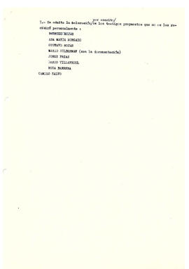 Pauta de trabajo en relación con la comisión ad hoc de la Comisión de derechos humanos. (2)