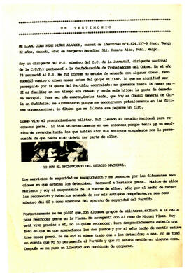 Chile Acusa. Cuaderno n°1 que el pueblo de Chile sigue contra el jefe supremo de la DINA-CNI Agus...