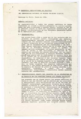 A: Encuentro Internacional de Juristas