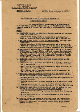 Comunicado N° 26 de la Jefatura de la Plaza de la Guarnición de Curicó (1)