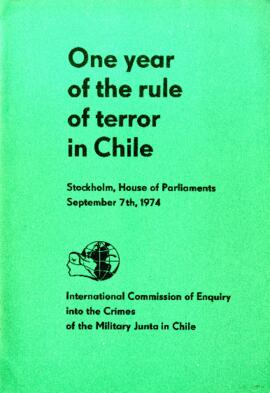 One year of the rule of terror in Chile