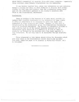 Minutes of Chile coordination group NS 157 (34)