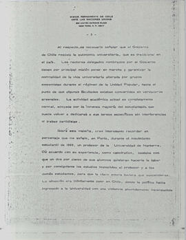 Intervención del delegado de Chile, señor Leonidas Irarrazabal, en la tercera comisión, sobre el ...