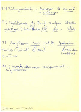 Manuscrito contiene un vocabulario en alemán con los conceptos en español. (2)