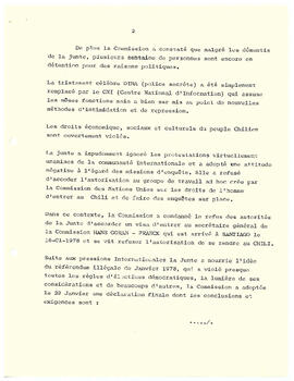 Communique de Presse - 30 Janvier 1978 (2)