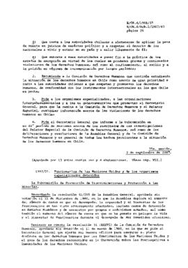 Informe de la Subcomisión de prevención de discriminaciones y protección a las minorías sobre su ...