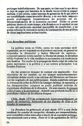 Chile, balance de quince años de dictadura (síntesis) (28)